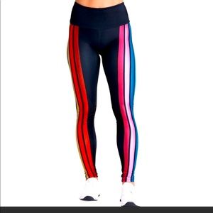 Goldsheep Rainbow Cropped Leggings Size Med